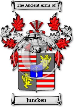 Juncken Family Crest Download (JPG) Legacy Series - 600 DPI