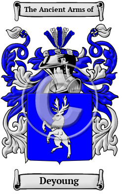 Deyoung Family Crest/Coat of Arms