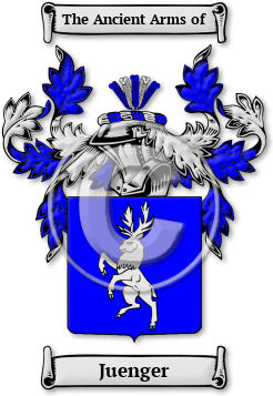 Juenger Family Crest Download (jpg) Legacy Series - 150 DPI