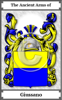 Giussano Family Crest Download (JPG)  Book Plated - 150 DPI