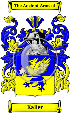 Kaller Family Crest/Coat of Arms