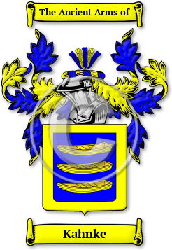Kahnke Family Crest Download (jpg) Legacy Series - 150 DPI
