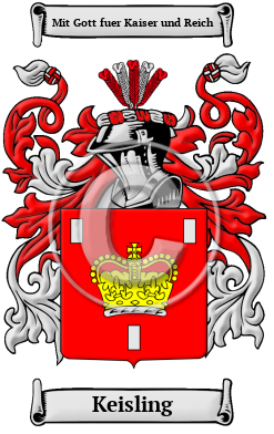 Keisling Family Crest/Coat of Arms