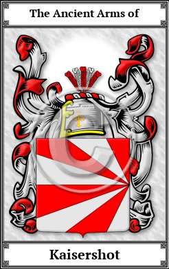 Kaisershot Family Crest Download (JPG)  Book Plated - 150 DPI
