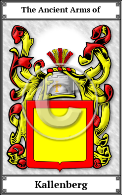 Kallenberg Family Crest Download (JPG)  Book Plated - 150 DPI
