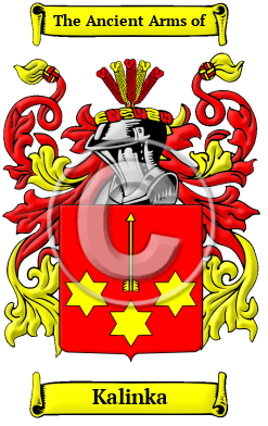Kalinka Family Crest/Coat of Arms