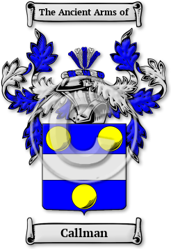 Callman Family Crest Download (jpg) Legacy Series - 150 DPI
