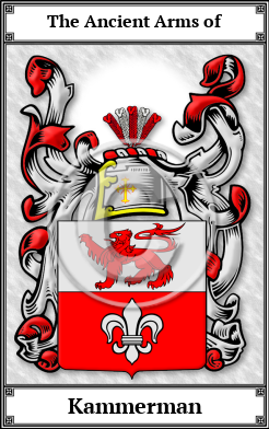 Kammerman Family Crest Download (JPG)  Book Plated - 150 DPI