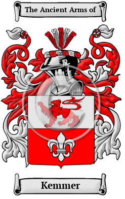 Kemmer Family Crest/Coat of Arms