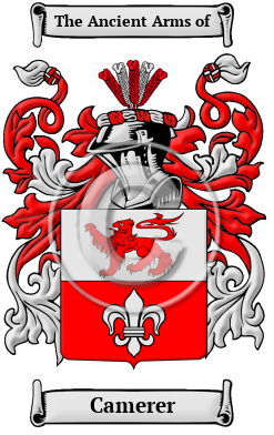 Camerer Name Meaning, Family History, Family Crest & Coats of Arms