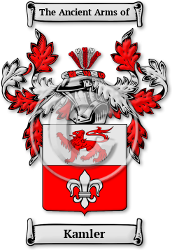 Kamler Family Crest Download (jpg) Legacy Series - 150 DPI