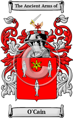 O'Cain Family Crest/Coat of Arms