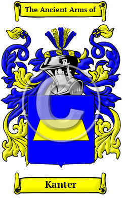 Kanter Family Crest/Coat of Arms