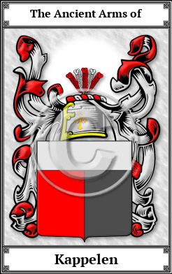 Kappelen Family Crest Download (JPG)  Book Plated - 150 DPI