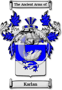 Karlan Family Crest Download (jpg) Legacy Series - 150 DPI
