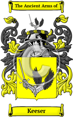 Keeser Family Crest/Coat of Arms