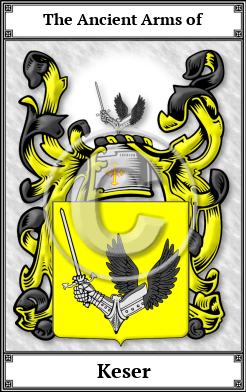 Keser Family Crest Download (JPG)  Book Plated - 150 DPI