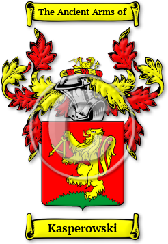 Kasperowski Family Crest Download (jpg) Legacy Series - 150 DPI
