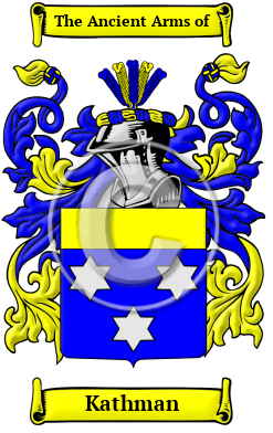 Kathman Family Crest/Coat of Arms