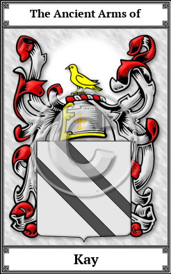 Kay Family Crest Download (JPG)  Book Plated - 150 DPI