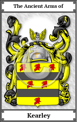 Kearley Family Crest Download (JPG) Book Plated - 600 DPI