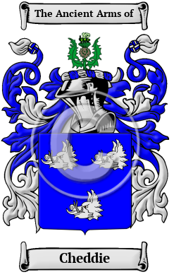 Cheddie Family Crest/Coat of Arms