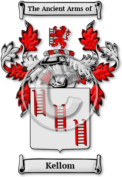 Kellom Family Crest Download (jpg) Legacy Series - 150 DPI