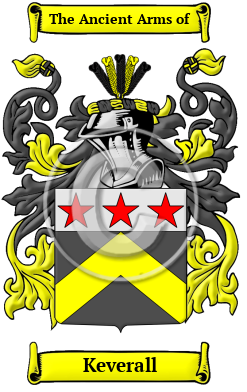 Keverall Family Crest/Coat of Arms