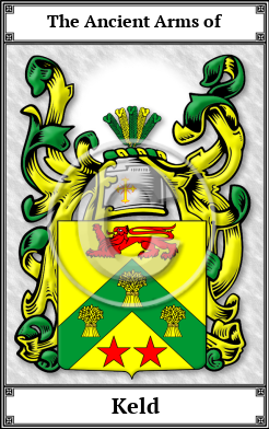 Keld Family Crest Download (JPG)  Book Plated - 150 DPI