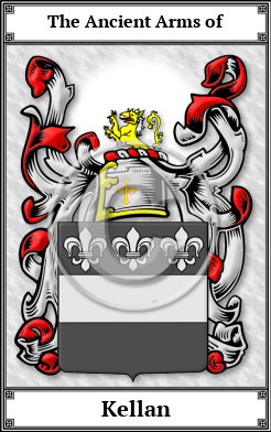 Kellan Family Crest Download (JPG)  Book Plated - 150 DPI