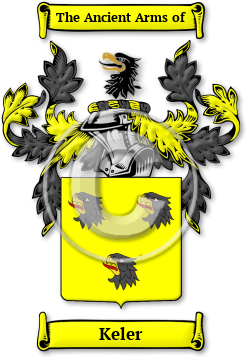 Keler Family Crest Download (jpg) Legacy Series - 150 DPI
