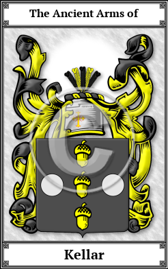 Kellar Family Crest Download (JPG)  Book Plated - 150 DPI
