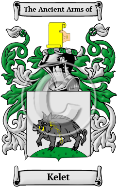 Kelet Family Crest/Coat of Arms