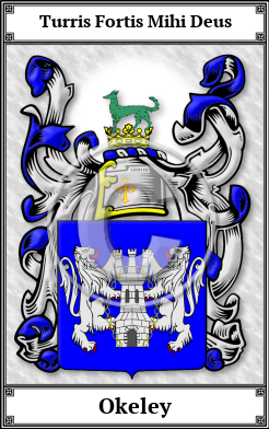 Okeley Family Crest Download (JPG)  Book Plated - 150 DPI