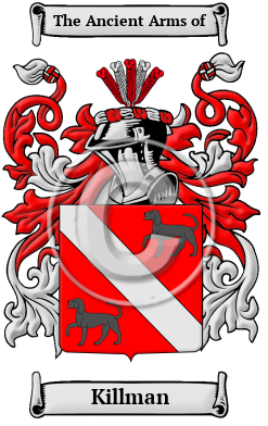 Killman Family Crest/Coat of Arms