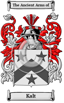 Kalt Family Crest/Coat of Arms