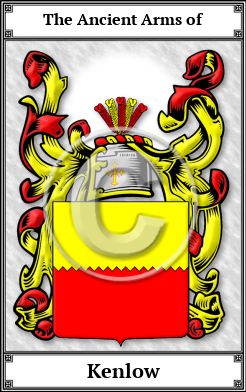 Kenlow Family Crest Download (JPG)  Book Plated - 150 DPI