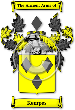 Kempes Family Crest Download (JPG) Legacy Series - 600 DPI