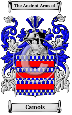 Camois Family Crest/Coat of Arms