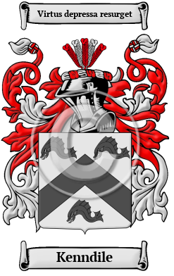 Kenndile Family Crest/Coat of Arms
