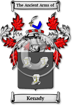 Kenady Family Crest Download (jpg) Legacy Series - 150 DPI