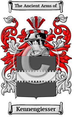 Kennengiesser Family Crest/Coat of Arms