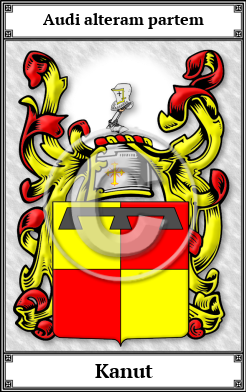 Kanut Family Crest Download (JPG)  Book Plated - 150 DPI