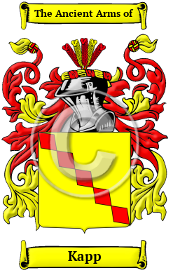 Kapp Family Crest/Coat of Arms