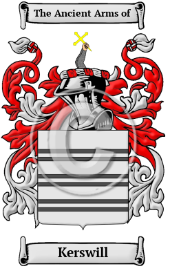 Kerswill Family Crest/Coat of Arms