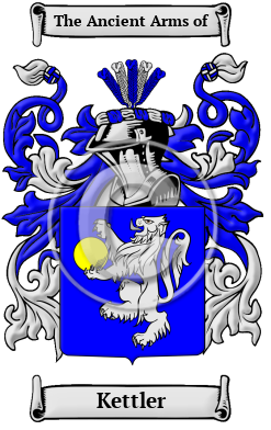 Kettler Family Crest Download (JPG) Heritage Series - 300 DPI