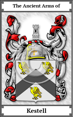 Kestell Family Crest Download (JPG)  Book Plated - 150 DPI