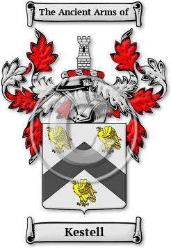 Kestell Family Crest Download (jpg) Legacy Series - 150 DPI