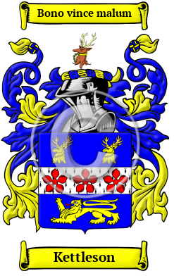 Kettleson Family Crest/Coat of Arms