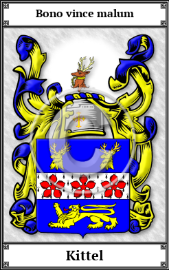 Kittel Family Crest Download (JPG) Book Plated - 600 DPI